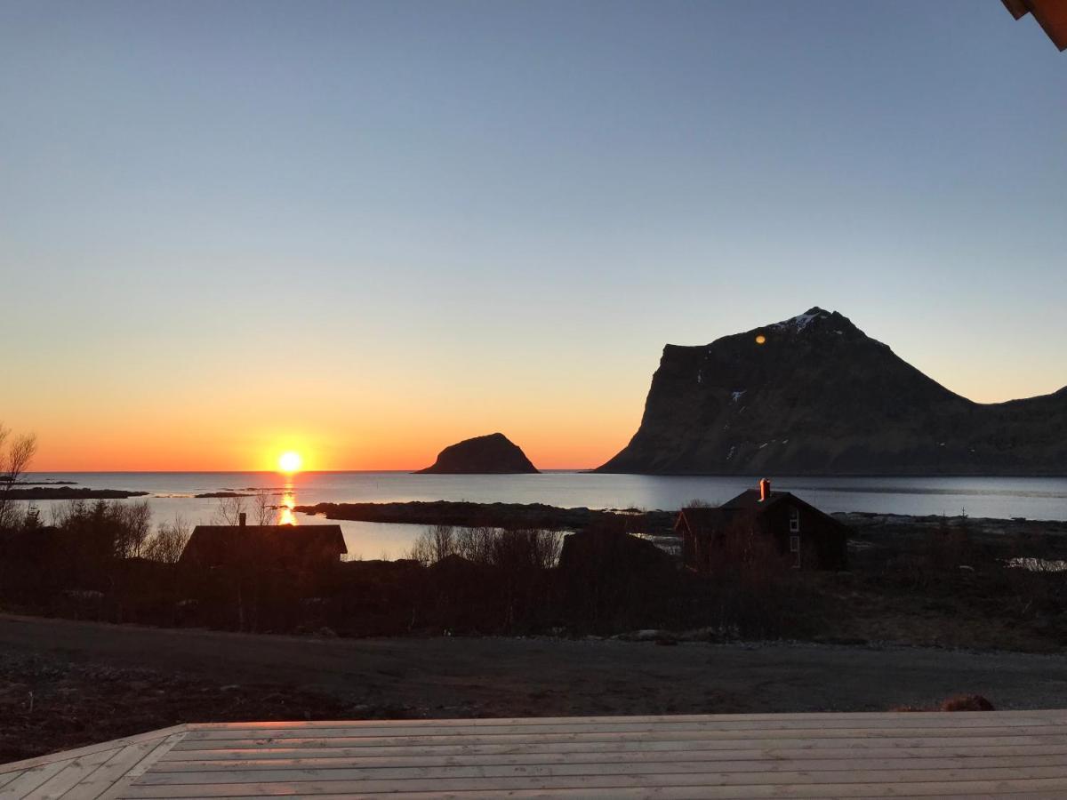 Cabin Panorama Lofoten With Jacuzzi Magic View Offersoya Extérieur photo