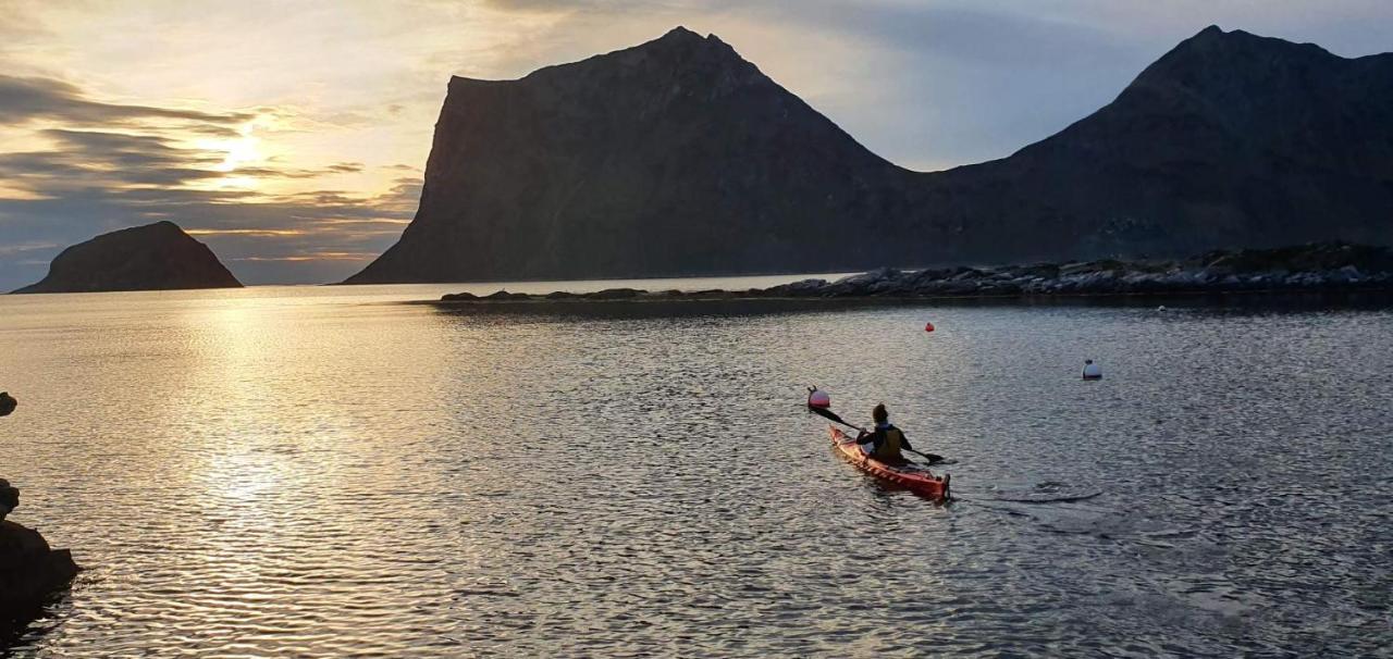 Cabin Panorama Lofoten With Jacuzzi Magic View Offersoya Extérieur photo