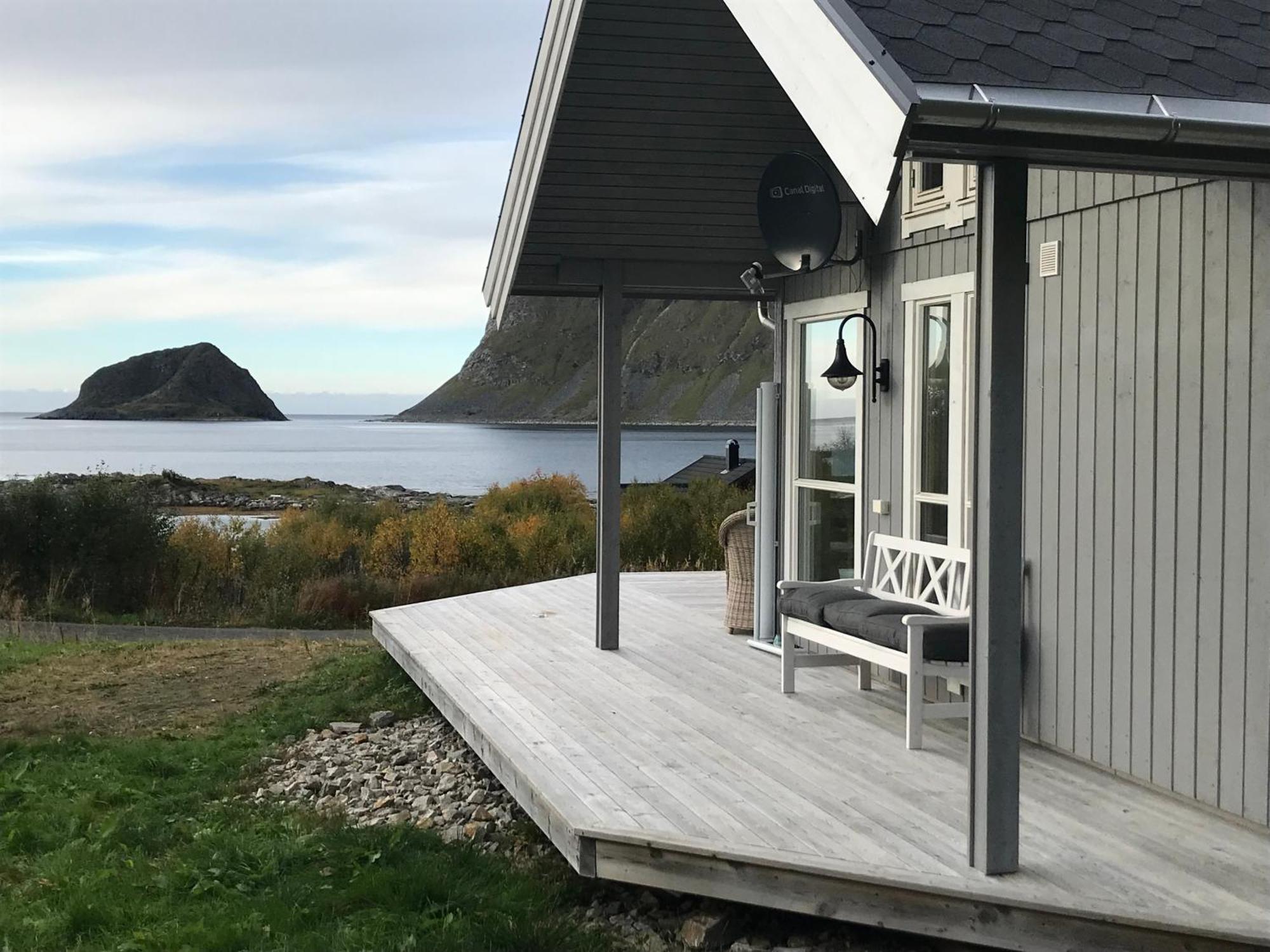 Cabin Panorama Lofoten With Jacuzzi Magic View Offersoya Extérieur photo