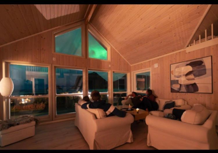 Cabin Panorama Lofoten With Jacuzzi Magic View Offersoya Extérieur photo